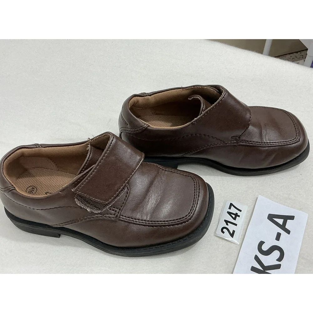 Boys Smart Fit Brown Dress Shoes 9.5 W